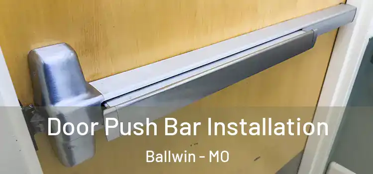  Door Push Bar Installation Ballwin - MO
