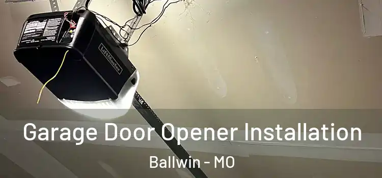  Garage Door Opener Installation Ballwin - MO