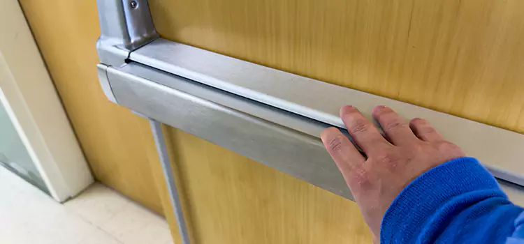Installing a Push Bar on a Door Ballwin
